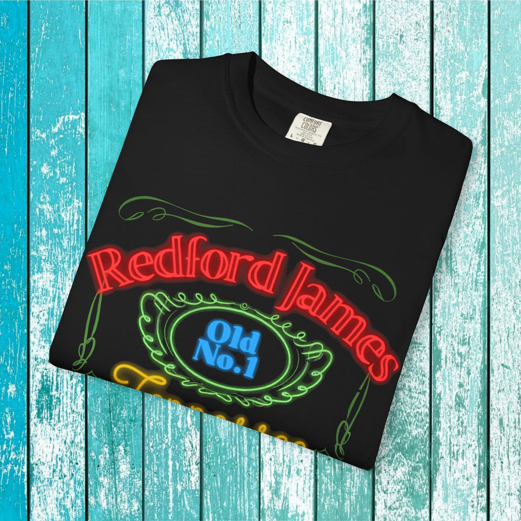 Redford James Tennessee Risky Neon Bar Sign T-shirt by Comfort Colors