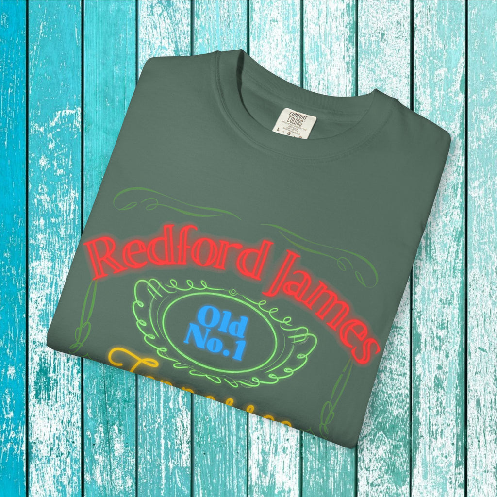 Redford James Tennessee Risky Neon Bar Sign T-shirt by Comfort Colors
