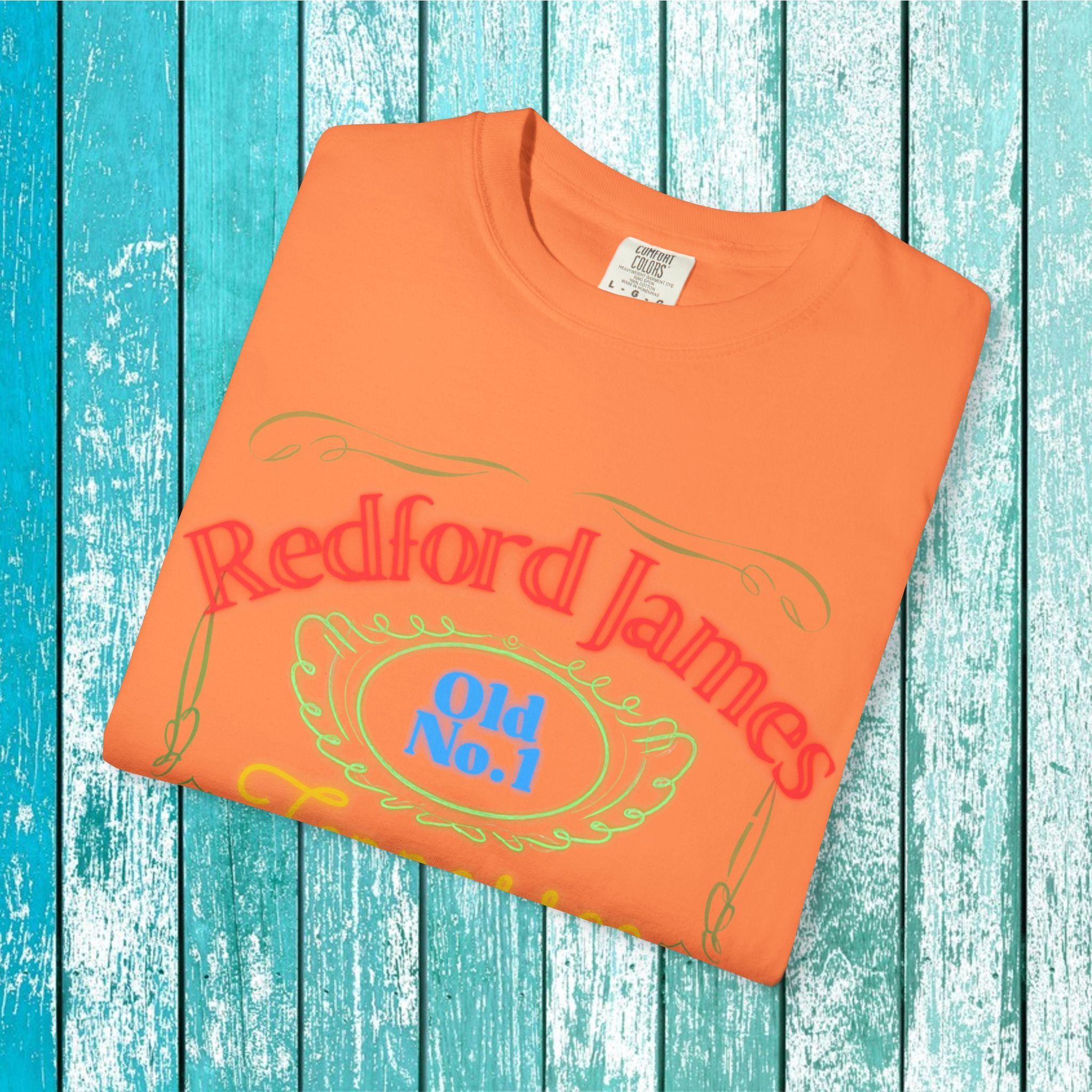Redford James Tennessee Risky Neon Bar Sign T-shirt by Comfort Colors