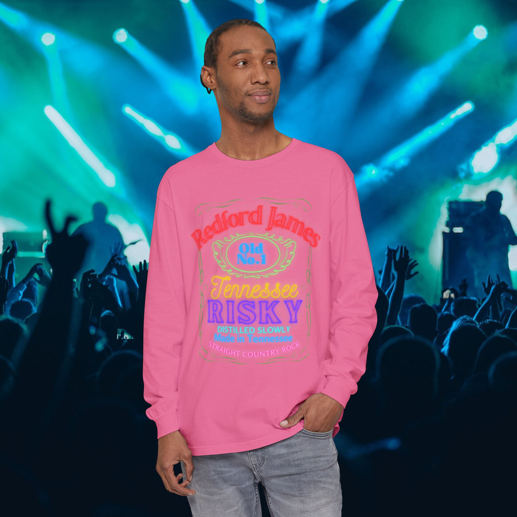 Redford James Tennessee Risky Neon Long Sleeve Shirt by Comfort Colors