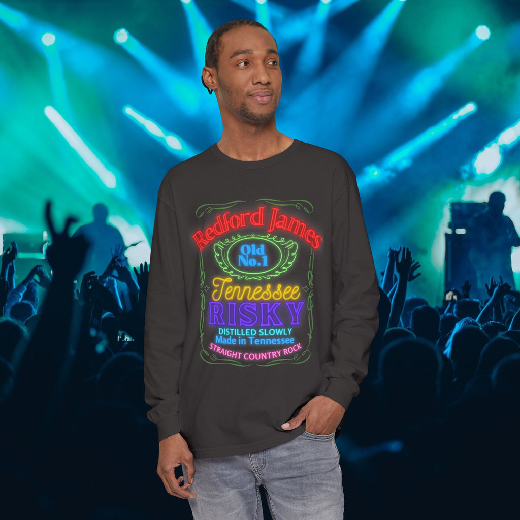 Redford James Tennessee Risky Neon Long Sleeve Shirt by Comfort Colors
