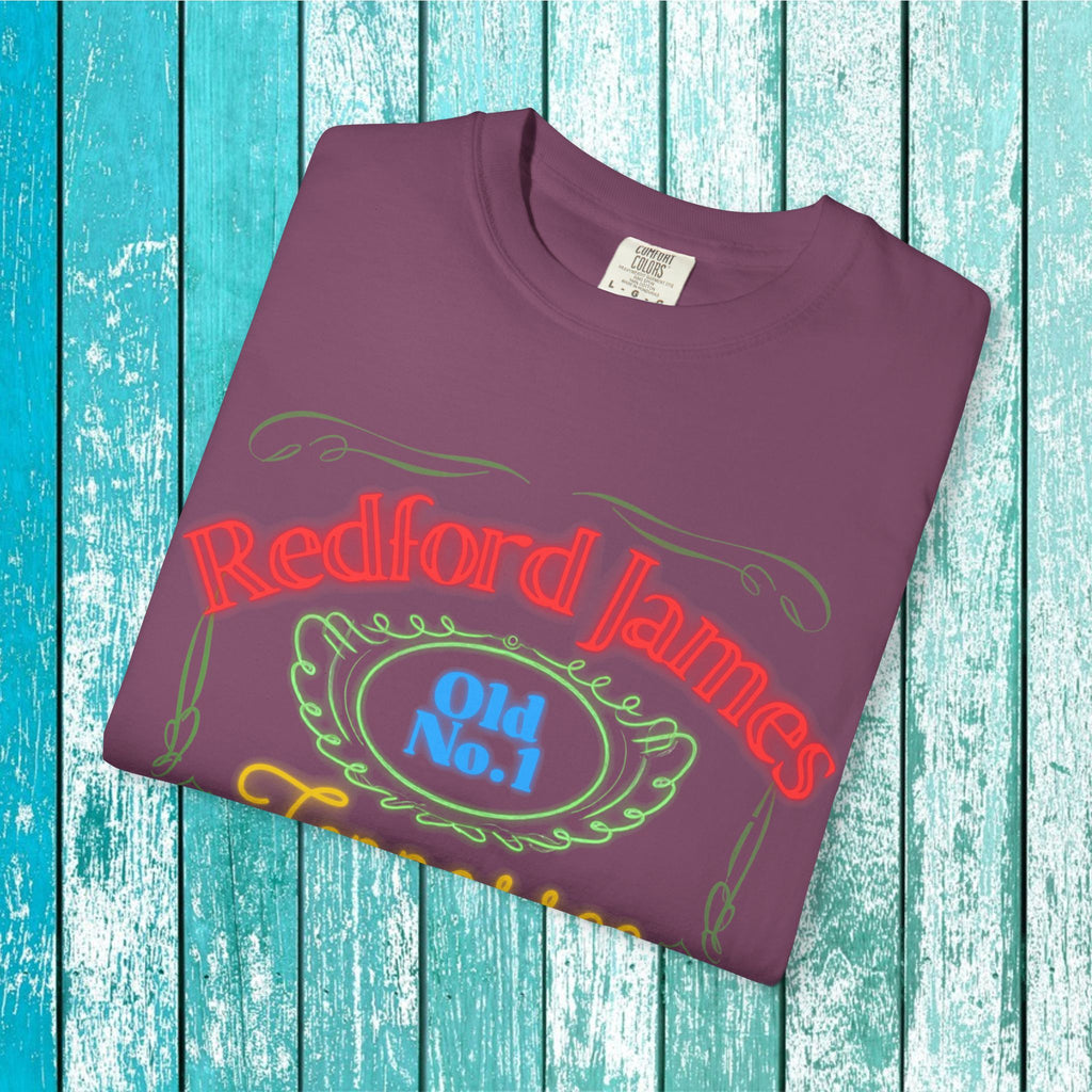 Redford James Tennessee Risky Neon Bar Sign T-shirt by Comfort Colors