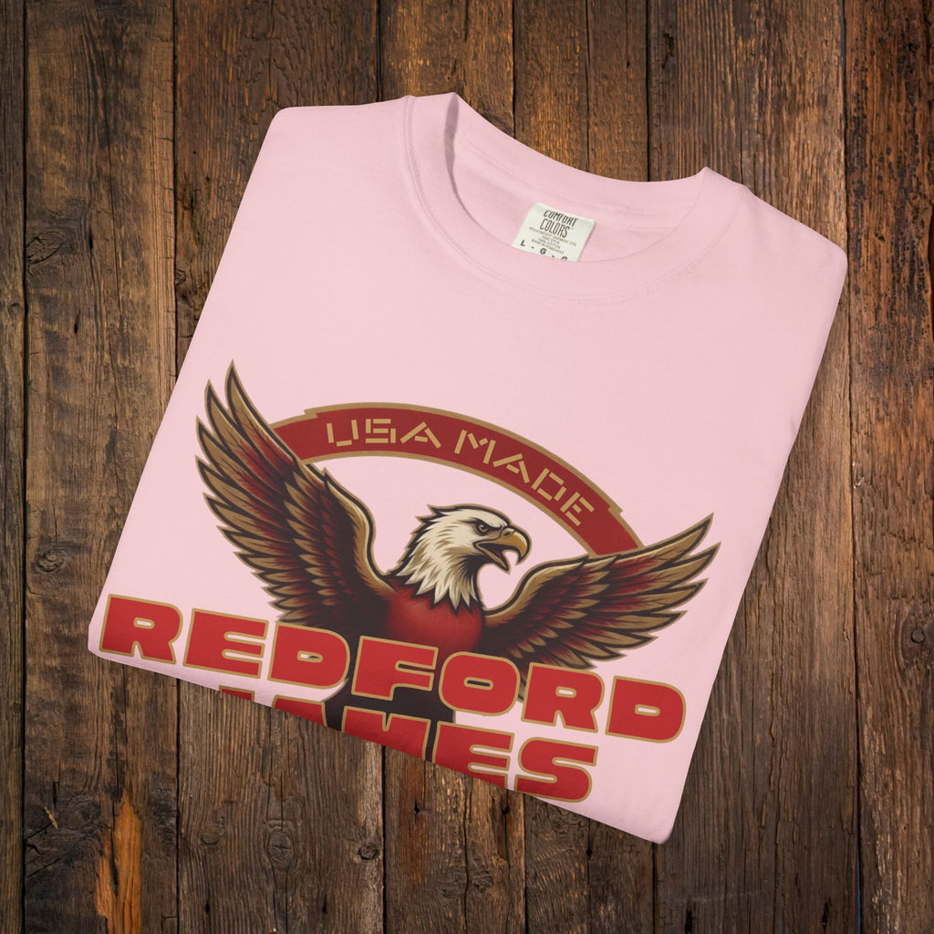 Redford James Crazy Lucky War Eagle T-shirt by Comfort Colors