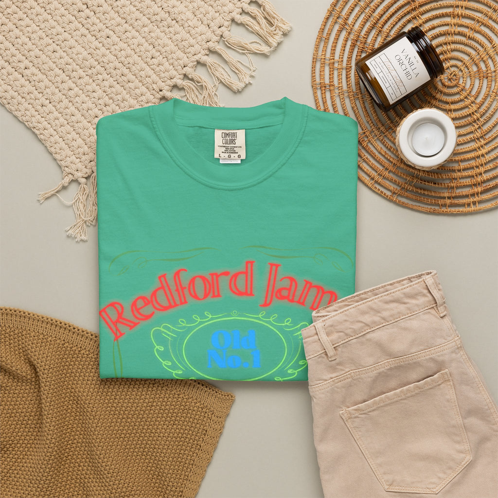 Redford James Tennessee Risky Neon Bar Sign T-shirt by Comfort Colors