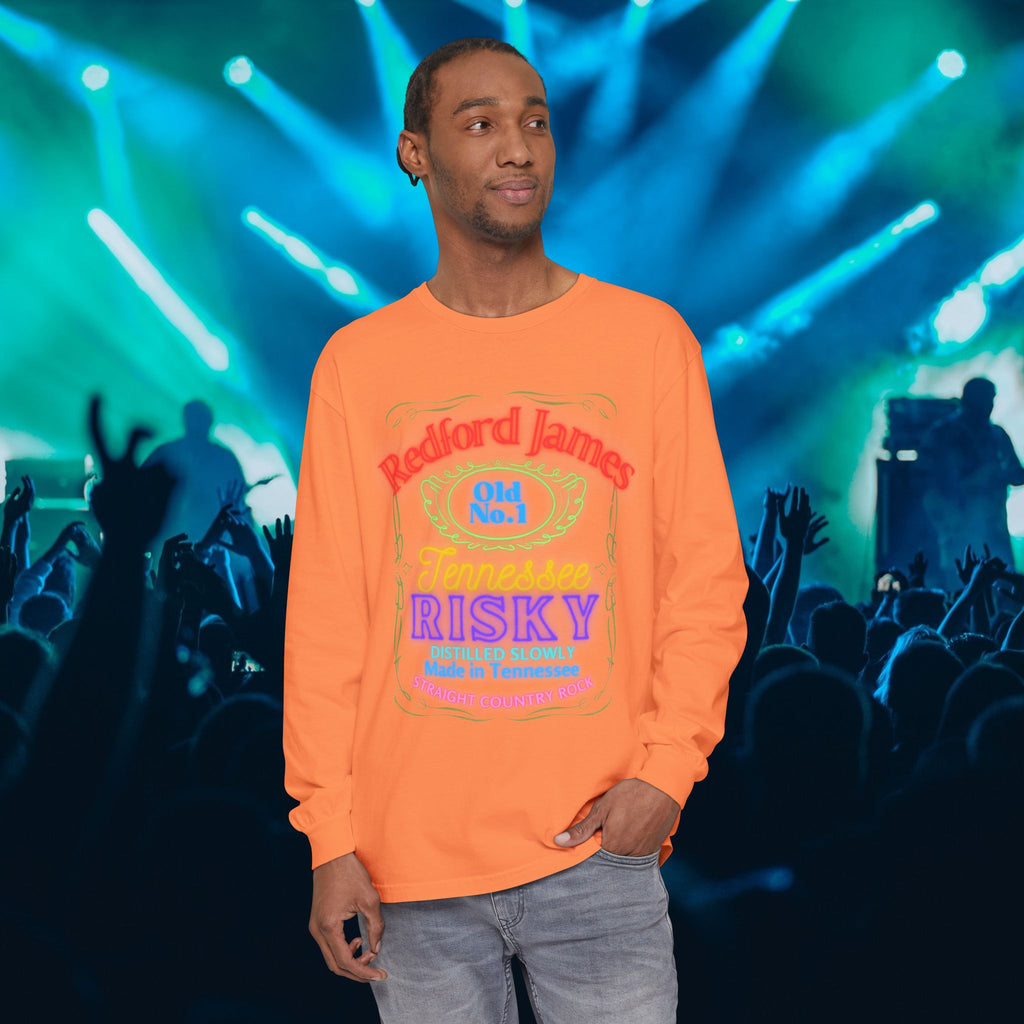 Redford James Tennessee Risky Neon Long Sleeve Shirt by Comfort Colors