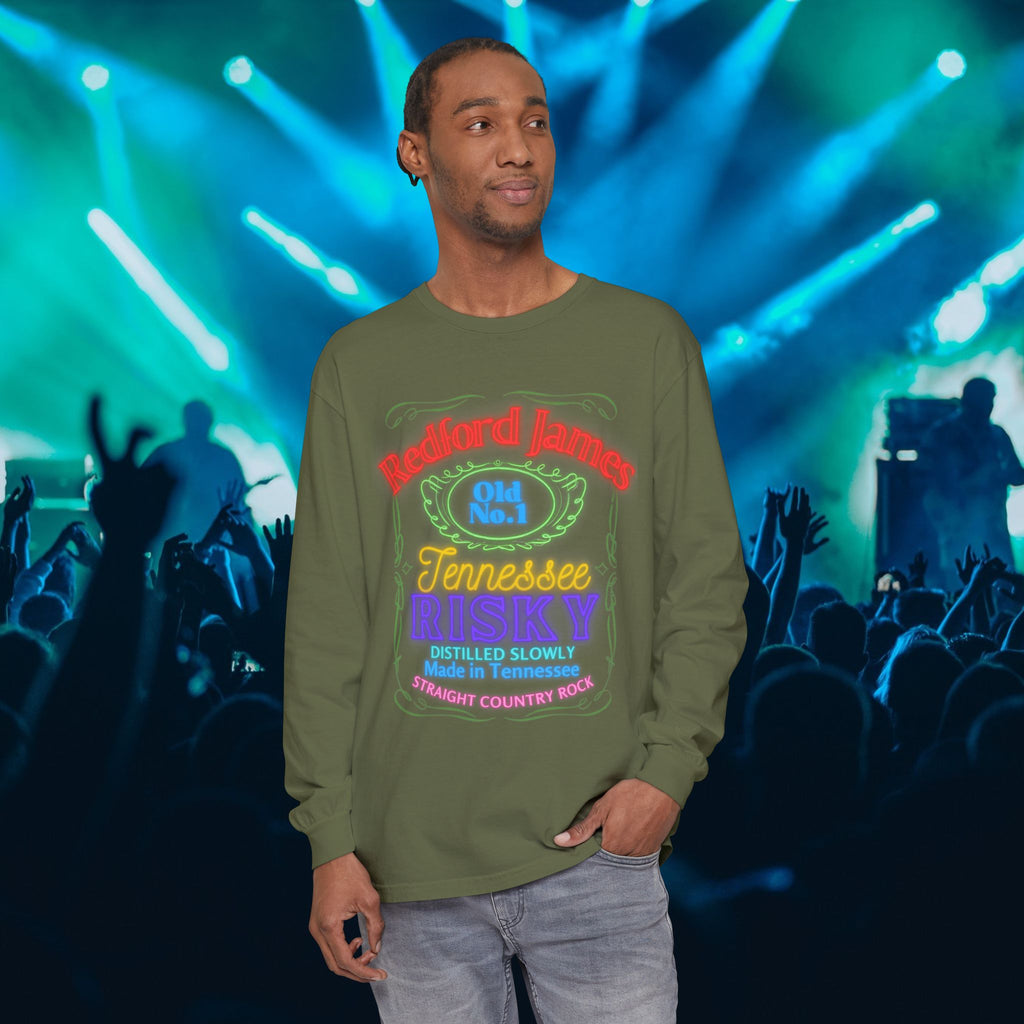 Redford James Tennessee Risky Neon Long Sleeve Shirt by Comfort Colors