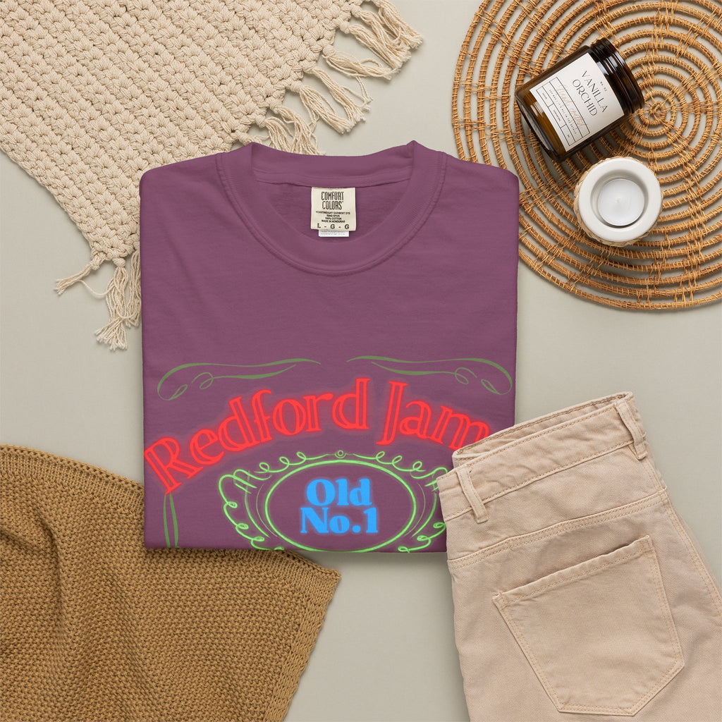 Redford James Tennessee Risky Neon Bar Sign T-shirt by Comfort Colors
